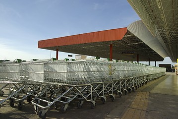 Image showing trolleys