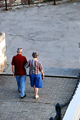 Image showing walk at dusk