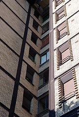 Image showing ocher skyscraper