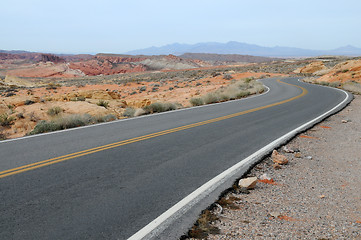 Image showing Desert road