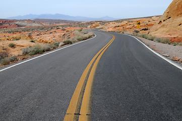 Image showing Desert road