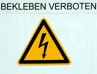 Image showing Sign