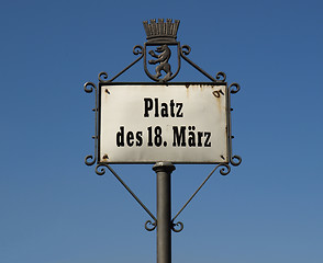 Image showing Street sign