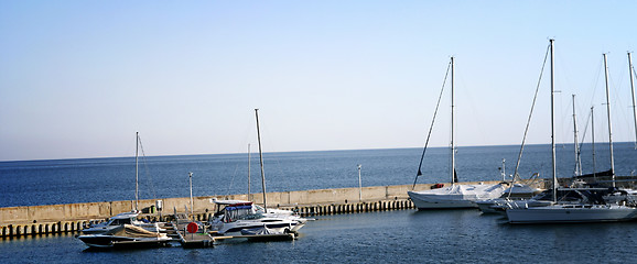 Image showing Sailing boats