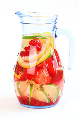 Image showing Refreshing summer ice tea