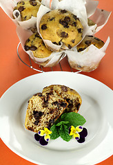 Image showing Choc Chip Muffins