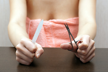 Image showing Manicure tools 