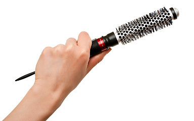 Image showing Thermal round hairbrush