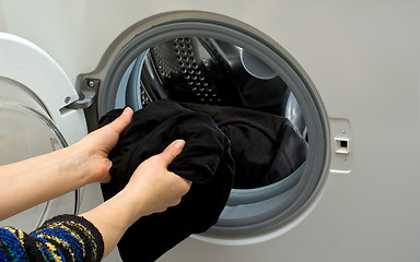 Image showing Front-load washer
