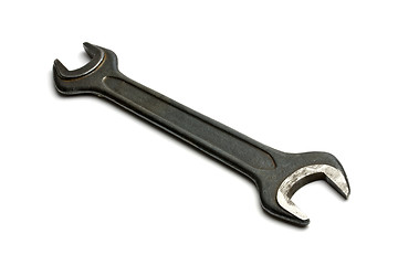 Image showing A small wrench isolated on white 