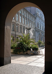 Image showing Interesting architectural angles in a traditional square in Munich