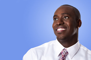 Image showing Happy African American business man