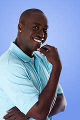 Image showing Happy African American business man