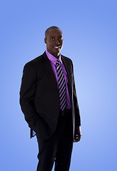 Image showing Happy African American business man