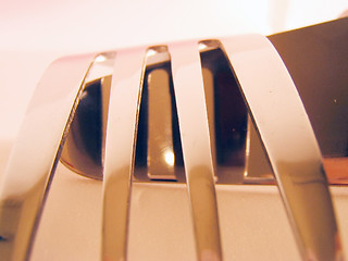 Image showing abstract view of a fork