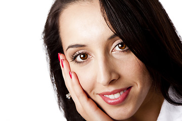 Image showing Happy face of a beautiful business woman