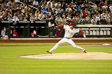 Image showing Cole Hamels - Phillies pitcher baseball