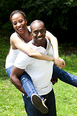 Image showing Happy African couple 