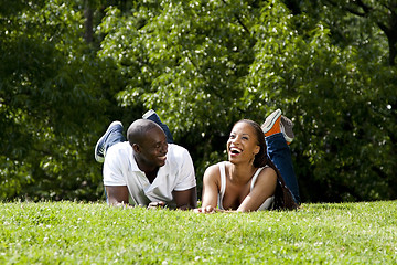 Image showing Happy African couple