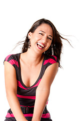 Image showing Happy laughing young woman