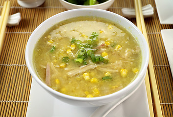 Image showing Chinese Chicken And Corn Soup