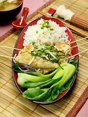 Image showing Asian Chicken Skewers