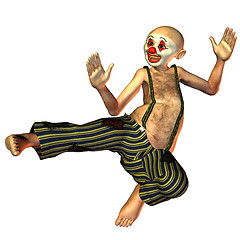 Image showing Karate clown