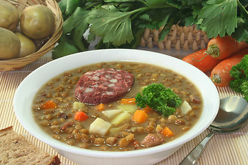 Image showing Lentil stew