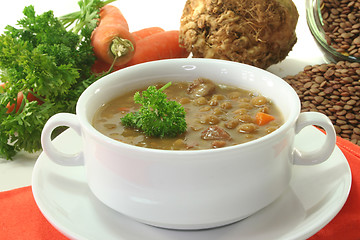 Image showing Lentil stew