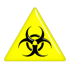 Image showing 3D Biohazard Sign