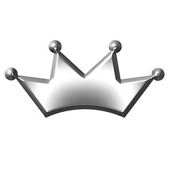 Image showing 3D Silver Crown
