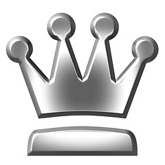 Image showing 3D Silver Crown