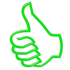 Image showing 3D Thumbs Up