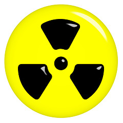 Image showing 3D Radioactive Symbol