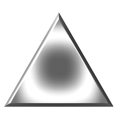 Image showing 3D Silver Triangle 