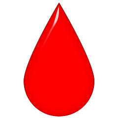 Image showing 3D Blood Drop