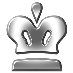 Image showing 3D Silver Crown