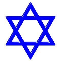 Image showing 3D Star of David