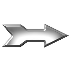 Image showing 3D Silver Arrow