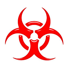 Image showing 3D Biohazard Symbol