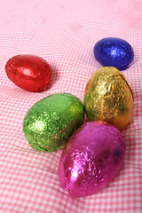 Image showing Easter Eggs Close up