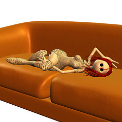 Image showing sleeping doll