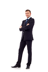 Image showing business man with crossed hands