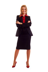 Image showing  blond businesswoman
