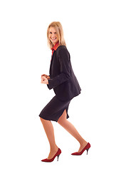 Image showing very excited business woman