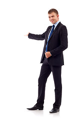 Image showing businessman presenting