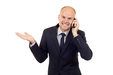 Image showing surprised businessman