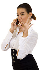 Image showing Happy businesswoman