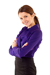 Image showing  business woman smiling 