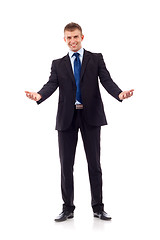 Image showing  business man welcoming